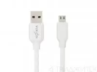 Кабель USB Vixion (K28) 3.5A MicroUSB, 1 метр, белый