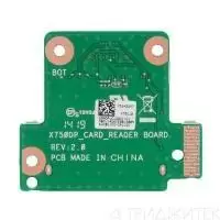 Плата для ноутбука Asus X750JB CARD READER картридера, с разбора