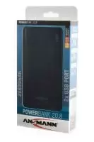 Портативное зарядное устройство (Внешний аккумулятор) ANSMANN 1700-0068 Powerbank 20800мАч в комплекте с шнуром USB-microUSB BL1