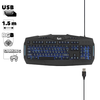 Клавиатура игровая SmartBuy RUSH Savage 311 USB, черная (SBK-311G-K)