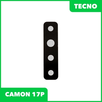 Стекло камеры Tecno Camon 17P (CG7N) черное