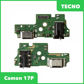 Системный разъем (разъем зарядки) для Tecno Camon 17P, микрофон
