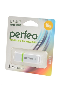 USB Flash накопитель Perfeo PF-C11W016 USB 16GB