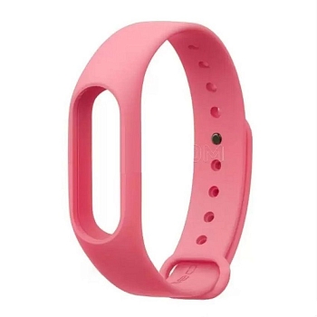 Силиконовый браслет для Xiaomi Mi Band 2, розовый