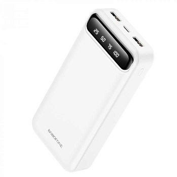 Внешний аккумулятор BOROFONE BJ14A Freeway Power bank, 2.0А (20000mAh), белый