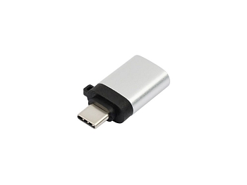 Адаптер Vixion (AD55) USB 3.0 - Type-C, серый