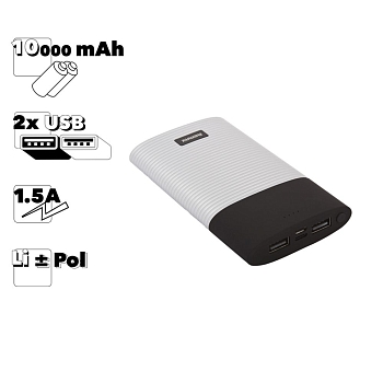 Внешний АКБ Power Bank ReMax Perfume Series 10000 mAh RPP-27 (серебряный)