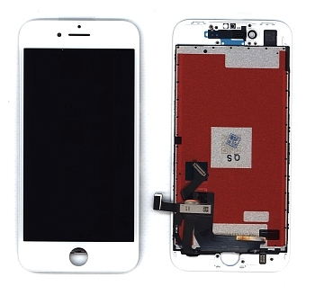 Дисплей Amperin для Apple iPhone 8 в сборе с тачскрином (IPS) белый
