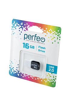 PERFEO PF-M02W016 USB 16GB M02 черный BL1