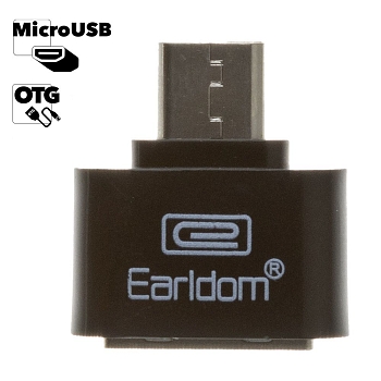 Адаптер Earldom ET-TC03 USB OTG Adapter, черный