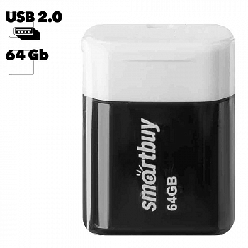 USB Flash накопитель Smartbuy 64GB LARA (компактный размер)
