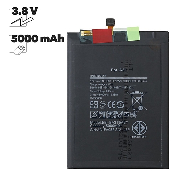 Аккумулятор (батарея) для телефона Samsung SM-A315, A325 A31, A32 (EB-BA315ABY) 100% Filling Capacity