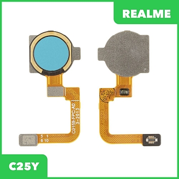 Сканер отпечатка пальца для Realme C25Y (RMX3269) (синий)