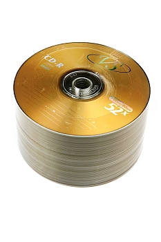 Записываемый компакт-диск VS CD-R 80мин, 52x Bulk/50, 1 штука
