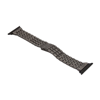Ремешок для Apple Watch COTEetCI W4 Magneficient Crystals Watchband 42 мм/44 мм металл. (черный)