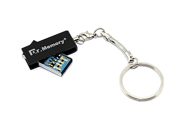 Флешка USB Dr.Memory 005 4GB, USB 3.0, серебристый
