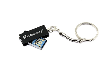 Флешка USB Dr.Memory 005 64GB, USB 3.0, серебристый