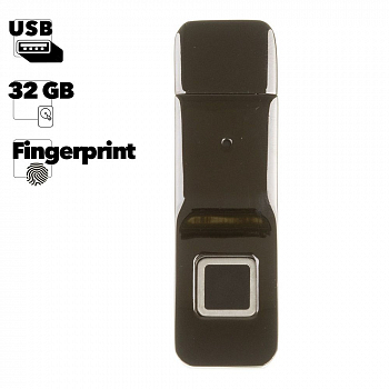 USB Flash накопитель AnyTek Security Finterprint 32GB, черный
