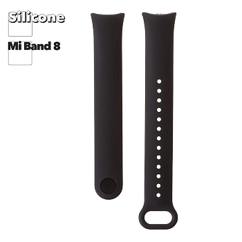 Ремешок для фитнес трекера Mi Band 8 (черный) 01
