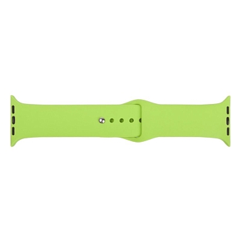 Ремешок для Apple Watch (42мм, 44мм), силиконовый, зеленый