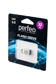 PERFEO PF-M11MS032 USB 3.0 32GB M11 серебряный BL1