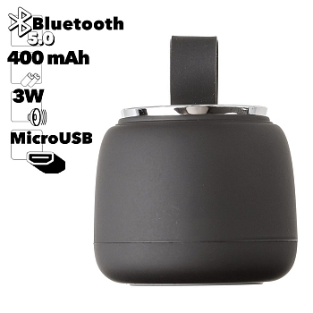 Колонка беспроводная Bluetooth ROMIS RM-S107 1*5W TWS (черная)