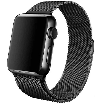 Ремешок для Apple Watch (42мм) Milanese (миланская петля), черный