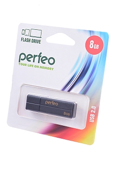 USB Flash накопитель Perfeo PF-C01G2B008 USB 8GB, черный