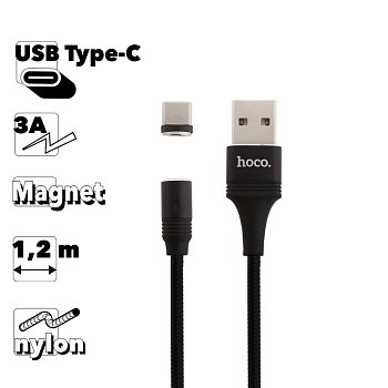 USB кабель Hoco U76 Type-C, черный